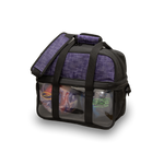 Storm Purple & Black 2-Ball Tote Bag