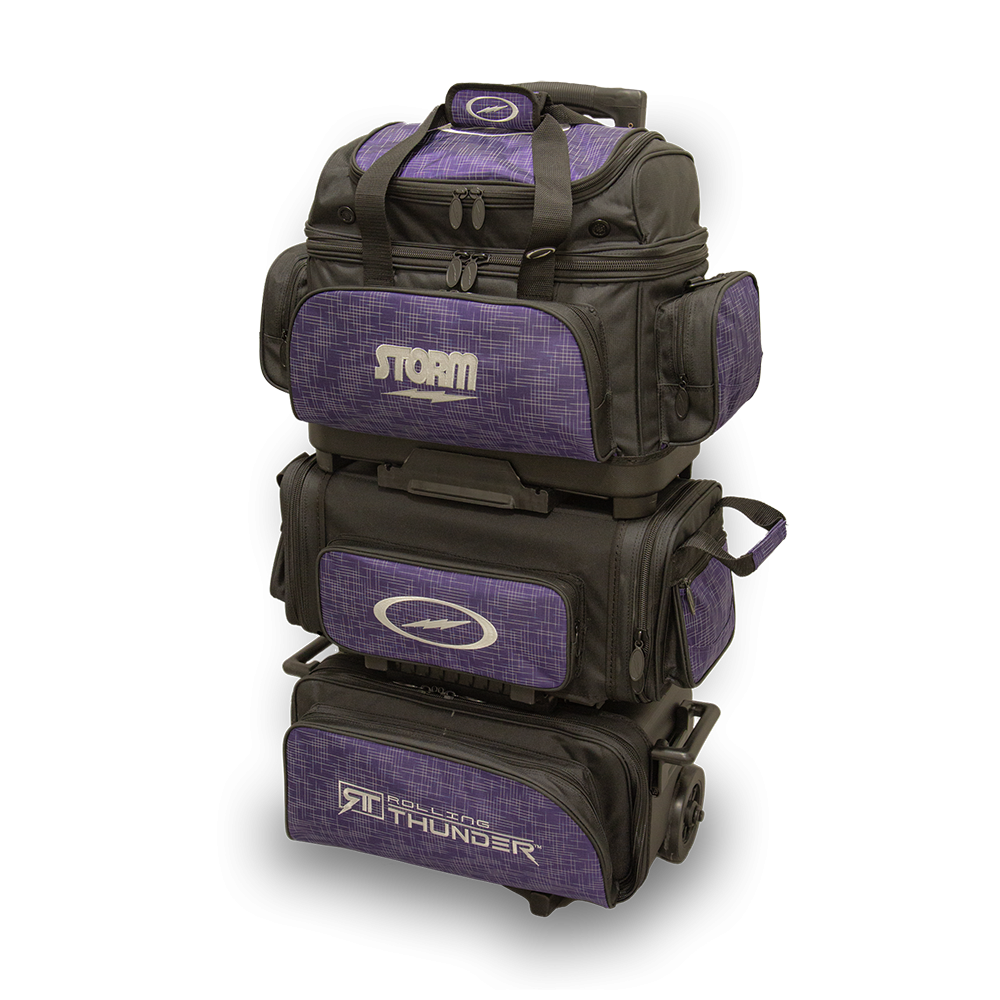 Storm Rolling Thunder 6-Ball Abstract Purple Black