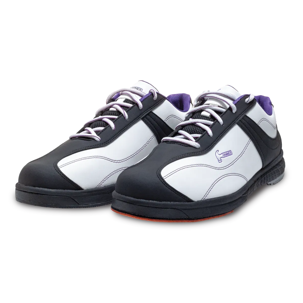 Hammer Destiny - White Black Purple - Right Handed Ladies Bowling Shoes