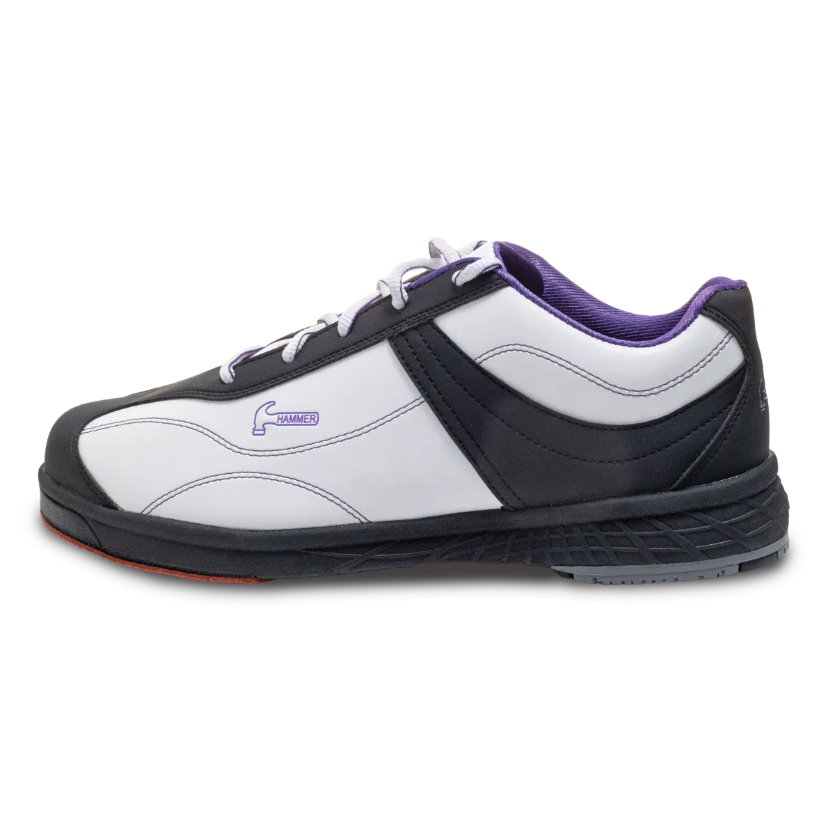 Hammer Destiny - White Black Purple - Right Handed Ladies Bowling Shoes