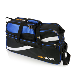 Blue Pro Bowl Deluxe Three Ball Bag