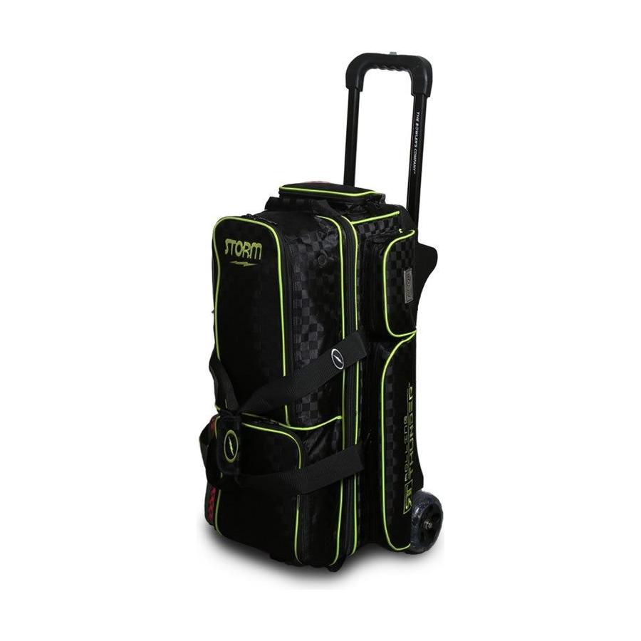 Storm Rolling Thunder 3 Ball Roller Checkered Black Lime Checkered