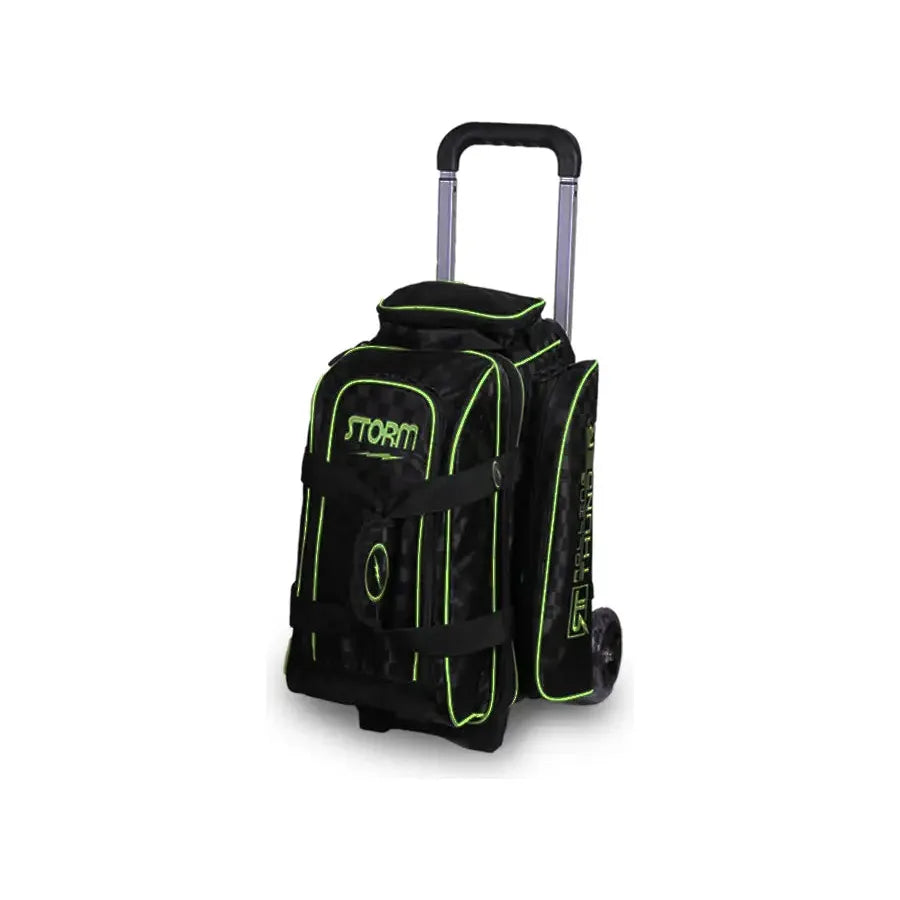 Buy the Storm Rolling Thunder double roller bag for 2 balls. Buy the Storm Rolling Thunder double roller bag for 2 balls.