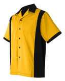 Hilton Gold Black Bowling Shirt X-Large