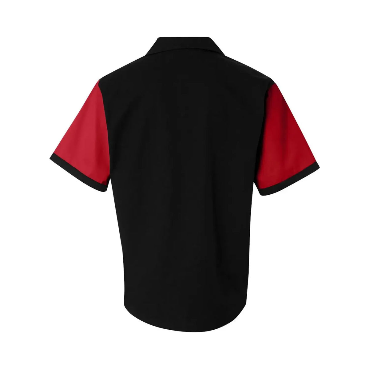 Hilton Red Black Panel Retro Bowling Shirt XL