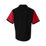 Hilton Red Black Panel Retro Bowling Shirt XL