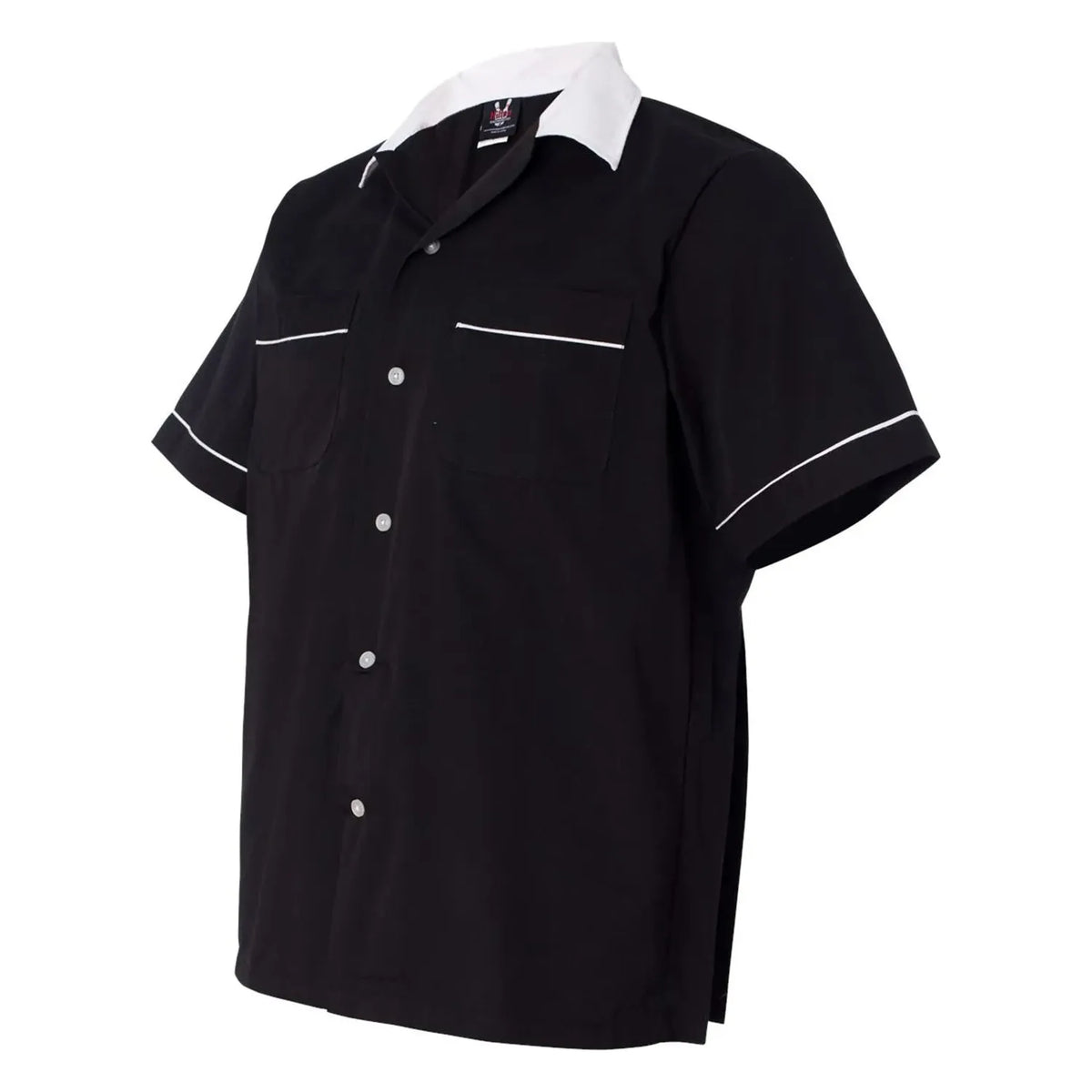 Black Retro Bowling Shirt Medium
