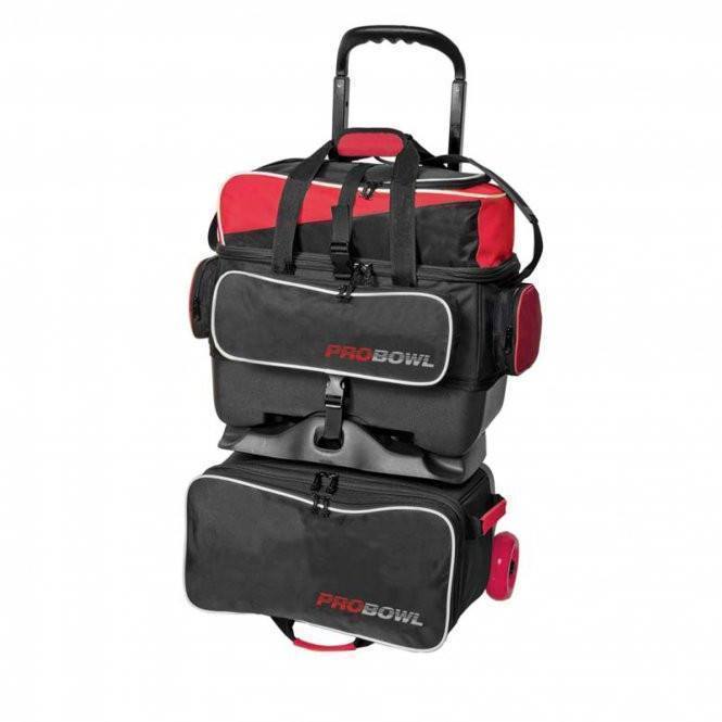 Probowl 4 Ball Roller Bag, 4 Ball Bowling Bags Red