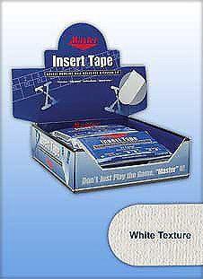 Textured Bowling Insert Tape - White - 1 inch wdth, Hand Accessories