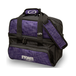 Storm Purple & Black 2-Ball Tote Bag