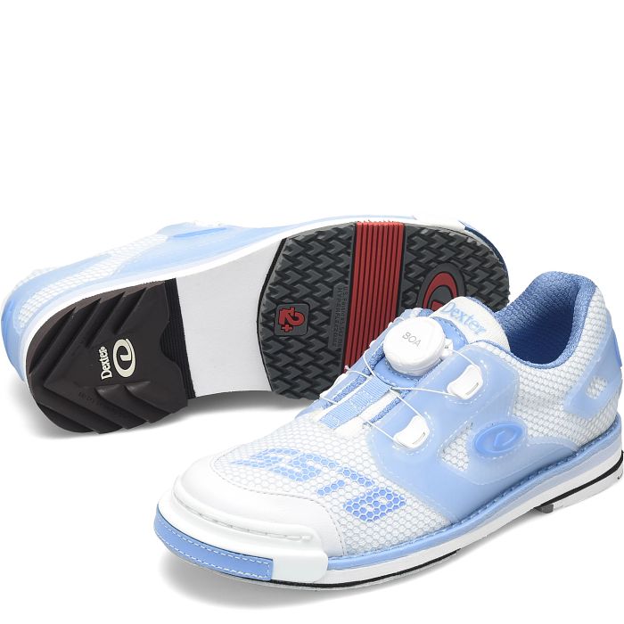 Dexter Ladies SST 8 Powerframe Boa White & Blue