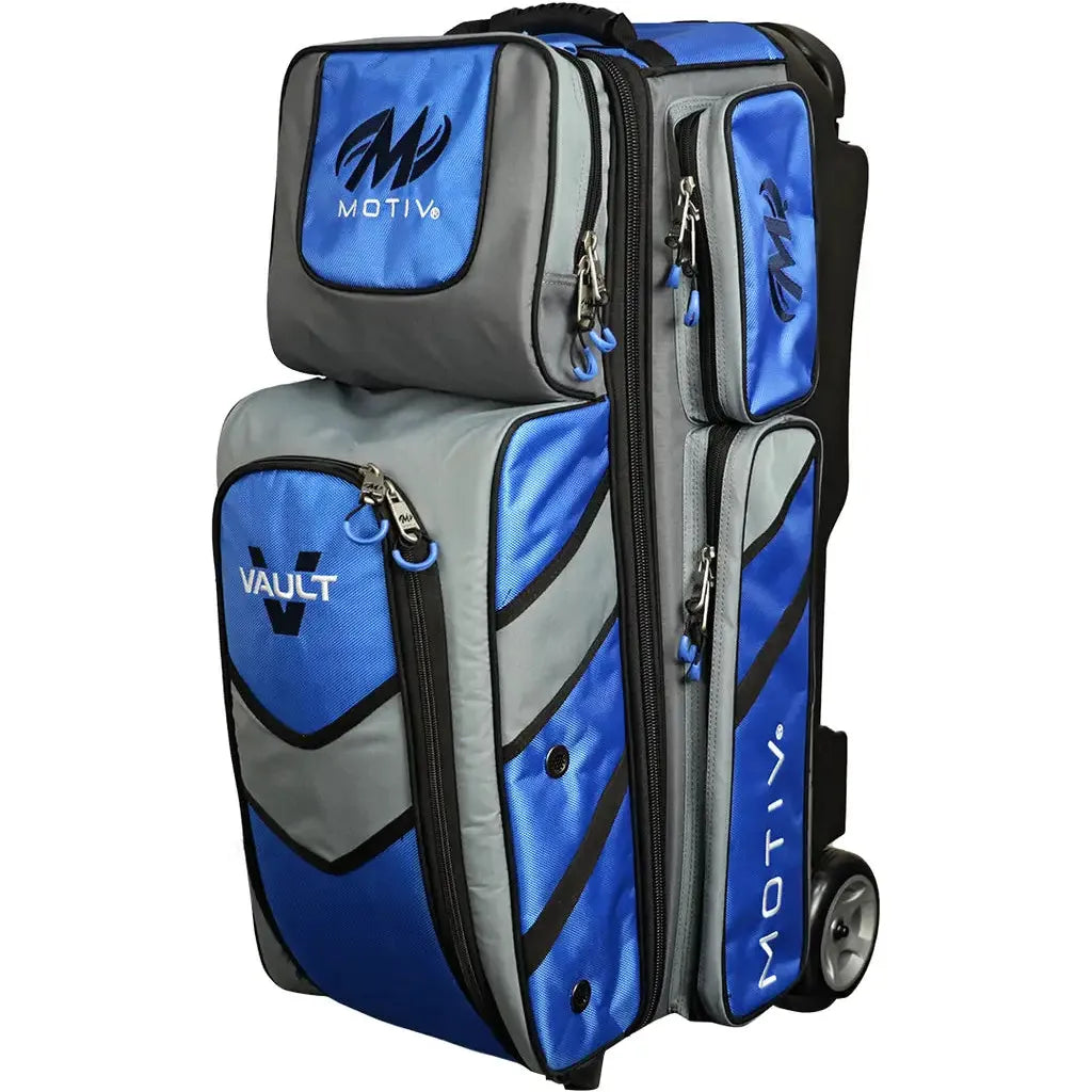 Goloni 3 Ball Bowling Bags With Wheels - Rolling Bowling Bag For 3 Balls Accessories Retractable Handle Extends To 38 B0ds4gztrs 042225 Hq