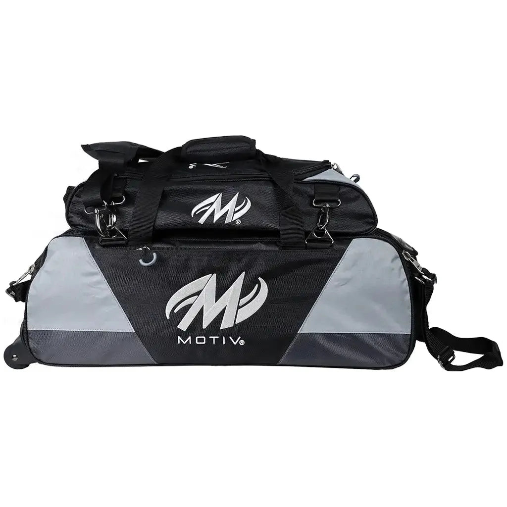 MOTIV Ballistix 3-Ball Roller Bowling Bag in Red or Black