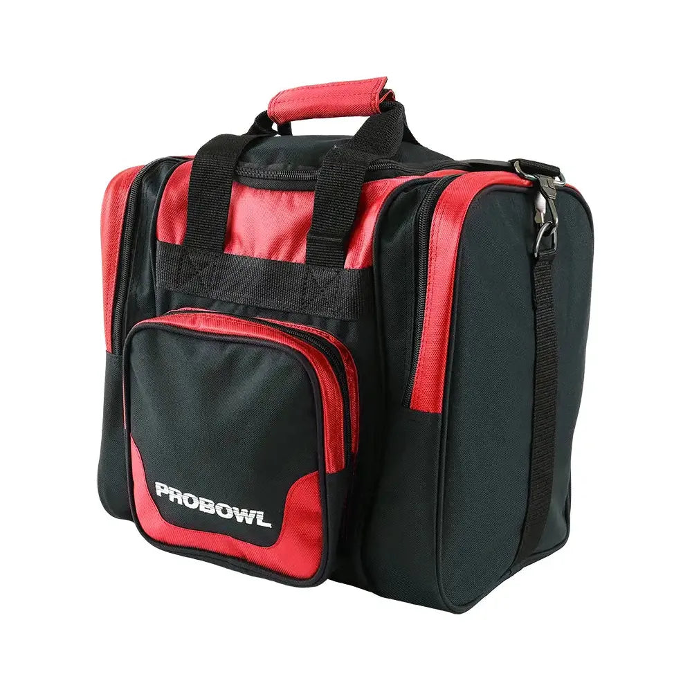 Probowl Deluxe Single Tenpin Bowling Bag Red