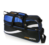 Blue Pro Bowl Deluxe Three Ball Bag