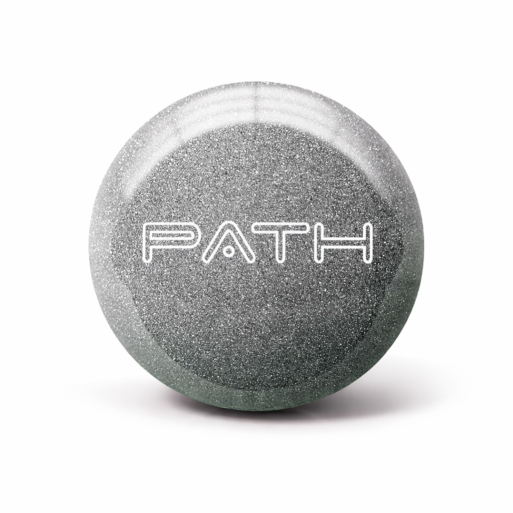 Path Ball Platinum Strike Glitter polyester bowling ball polished plastic coverstock for dry lanes