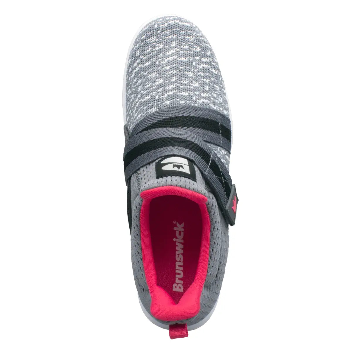 Brunswick Versa Grey Pink Ladies Bowling Shoes