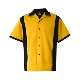 Hilton Gold Black Bowling Shirt