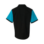 Hilton Turquoise Blue & Black Bowling Shirt X-Large