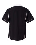 Black Retro Bowling Shirt