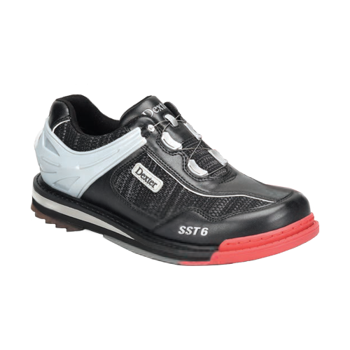 Dexter SST 6 Hybrid Boa Black Red Mens Performance Bowling Shoes
