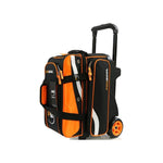 Pro Bowl Deluxe Double Ball Roller Bag Silver