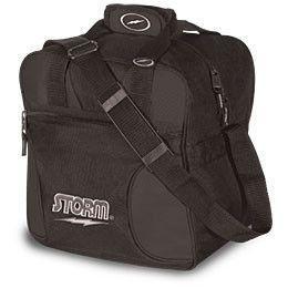 Storm Solo Single Tote Black, 1 Ball Tote Bowling Bag