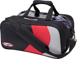 Columbia Pro 2 Ball Bag Plus Pouch, 2 Ball Tote Bowling Bags
