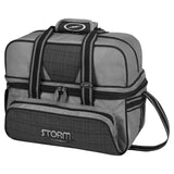 Storm 2 Ball Deluxe Bag Grey plaid