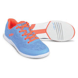 Sky Blue & Orange Ladies Tenpin Bowling Shoes - KR Strikeforce