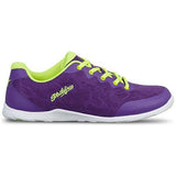 KR Purple Yellow Ladies Ten Pin Bowling Shoes