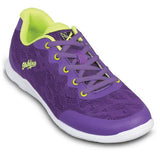 KR Purple Yellow Ladies Ten Pin Bowling Shoes