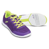 KR Purple Yellow Ladies Ten Pin Bowling Shoes