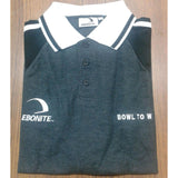 Ebonite Tenpin Bowling Polo - Blue, Bowling Shirt