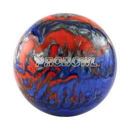 Probowl Blue Orange Silver Tenpin Bowling Ball