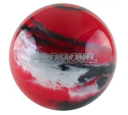 Probowl Red White Black Bowling Ball, Polyester Bowling Balls